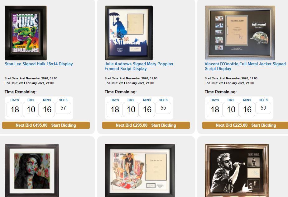 🆕 We are again teaming up with <a href="/BDPauctions/">Back Drop Promotions Ltd</a> for our online Charity Auction in aid of #HRCC Click the link below to see what fantastic signed memorabilia is on offer but be quick! Auction ends on Sunday 7th February at 9pm - get bidding! 🙋‍♀️🙋🙋‍♂️💙 bid4charities.com/auctions.php