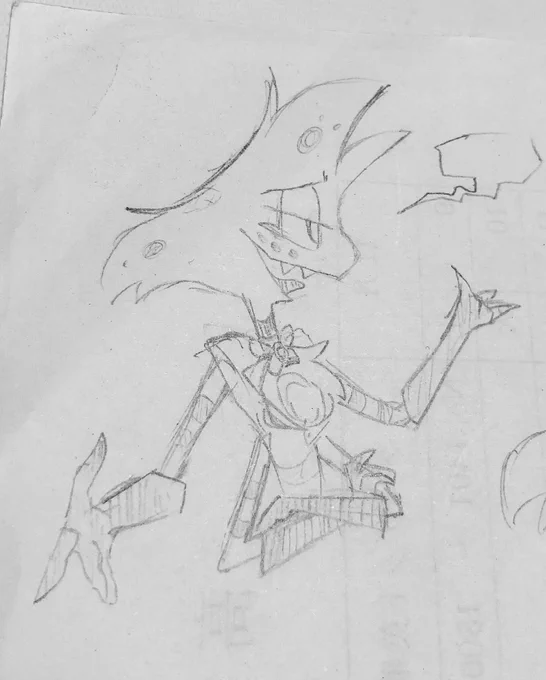 #HazbinHotel #HazbinHotelFanart 

かわいく描けたよ…(当初比)
?と? 