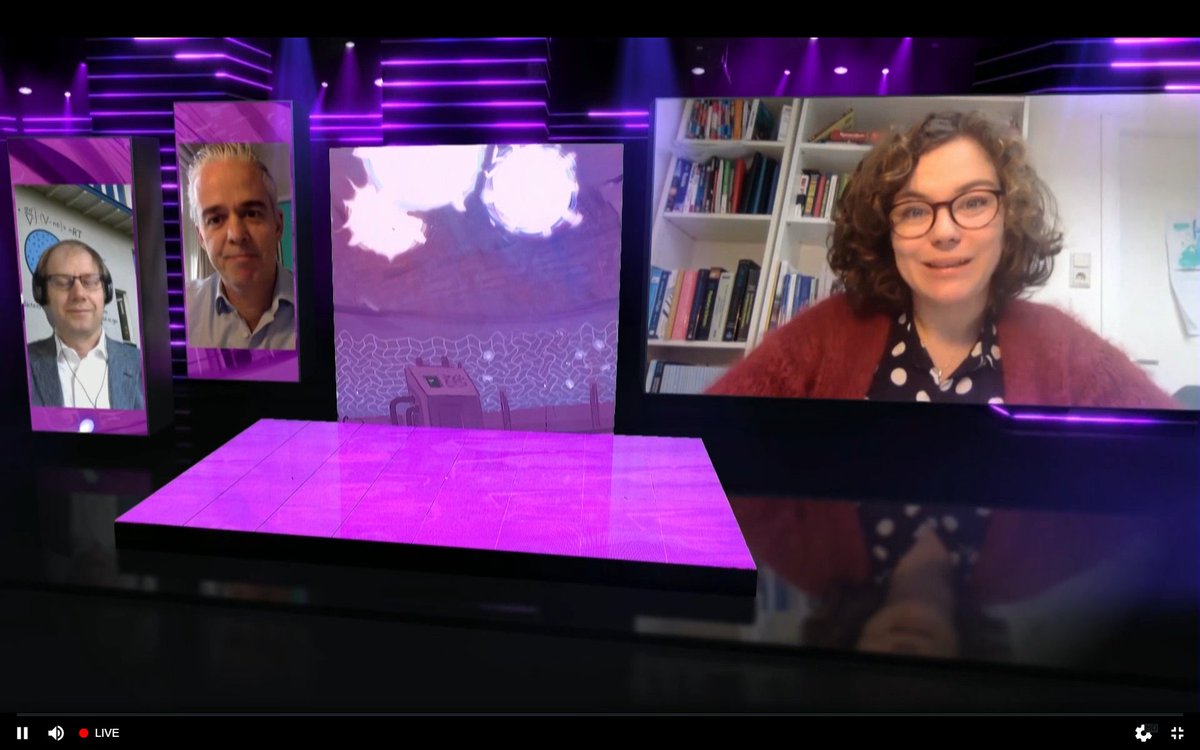 MullerRasa's tweet photo. @JuliaCramer announcing @NWO_Science 

🏆#prizes 🏆prizes 🏆prizes 🏆!

at the #physicsatveldhoven online event

This year's #communication award went to @IvovanVulpen @sensemolen for their beautiful and informative wallformula's in Leiden.

https://t.co/MXSCj192Be https://t.co/KbjeiMDOBd