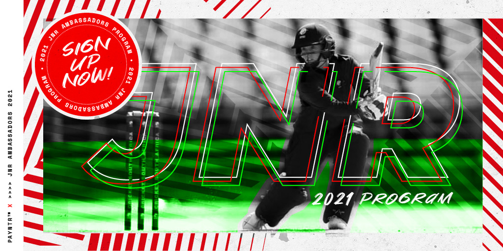 PayntrCricket's tweet image. We are now accepting applications for PAYNTR JNR AMBASSADORS for the 2021 season!

Apply here 👇 
payntr.com/jnr-ambassador…

Please share with your future cricket stars! 

#PAYNTR #PerformanceMultiplied 
#PayntrJnrAmbassador