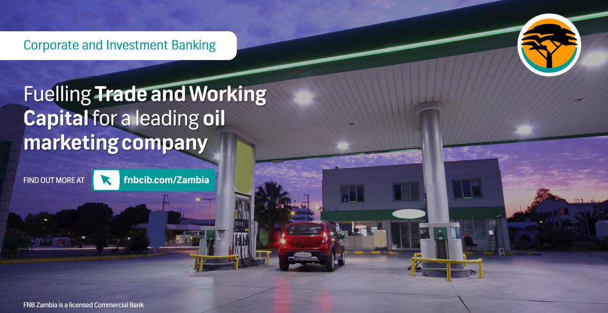 #RealHelp is providing a Trade and Working Capital (TWC) facility in excess of ZMW 100m for one of Africa’s largest Oil Marketing Companies within 48 hours. Click the link to read more about how our Corporate Banking solutions offer clients #RealHelp https://t.co/1BmTW4dZbP https://t.co/PQv21EjDpq