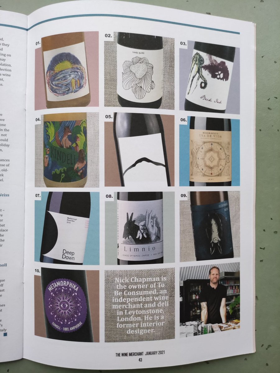 Absolutely delighted to have my first piece of wine writing published in @winemerchantmag Featuring a selection of my favourite labels on the shelves here at TBC towers.