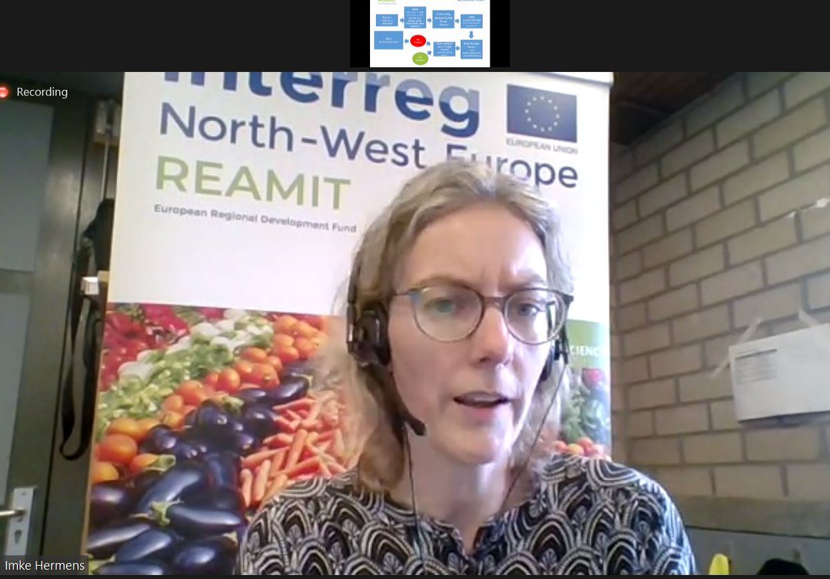 Now hearing from @HermensImke of <a href="/WhysorTalk/">Whysor B.V.</a> with an update on #REAMIT4nwe #technologydemonstrations taking place in the #Netherlands and #Germany, with an online #supermarket and fruit &amp; veg supplier #foodwaste #efficiency #supplychain #BigData #IOT