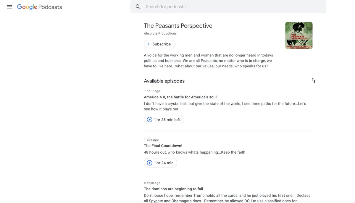 English-language "Peasants Perspective," also on Google Podcasts, was number one for news commentary in Uruguay on Apple, and 165 in the US, according to its presenters.Podcast platforms don’t make stats clear, so it’s hard to say how much influence they actually have