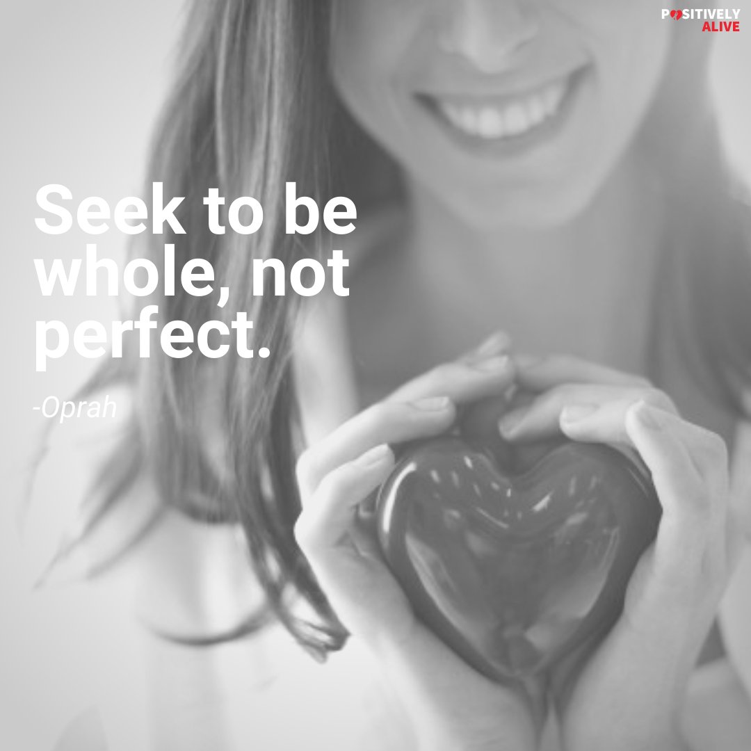 PositivelyAlive's tweet photo. Life isn't supposed to be lived perfectly.  Chasing to have a perfect life can limit and cut us off from what we’re capable of doing, giving, receiving, and becoming.🙂😉 

#hiv #aids #endthehivepidemic #sayNOtohivstigma #hivawareness #hivprevention #donate #globalgiving https://t.co/yqixqkRUSs