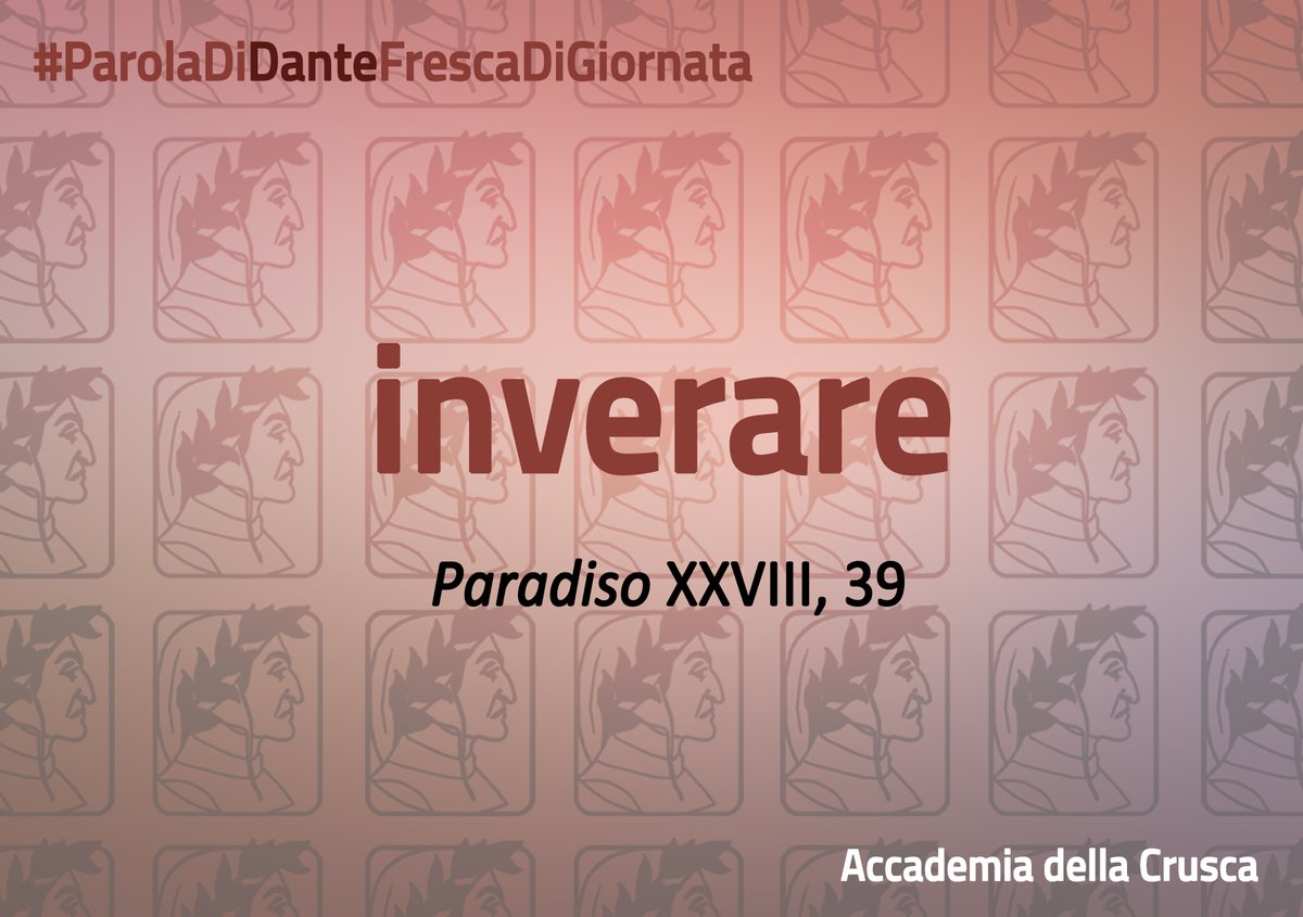 AccademiaCrusca's tweet photo. #ParolaDiDanteFrescaDiGiornata 🌿📕
inverare
(Paradiso, XXVIII, 39)
"e quello avea la fiamma più sincera
cui men distava la favilla pura,
credo, però che più di lei s'invera."
#accademiadellacrusca #dante #dante700 #dante2021 https://t.co/N5Fufs2huH