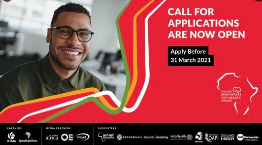 Africa Young Innovators for Health Award 2021 ($75,000 Total Prize)

MORE DETAILS AT: opportunitiesforcameroonians.com/africa-young-i… | APPLICATION DEADLINE: 31 March, 2021