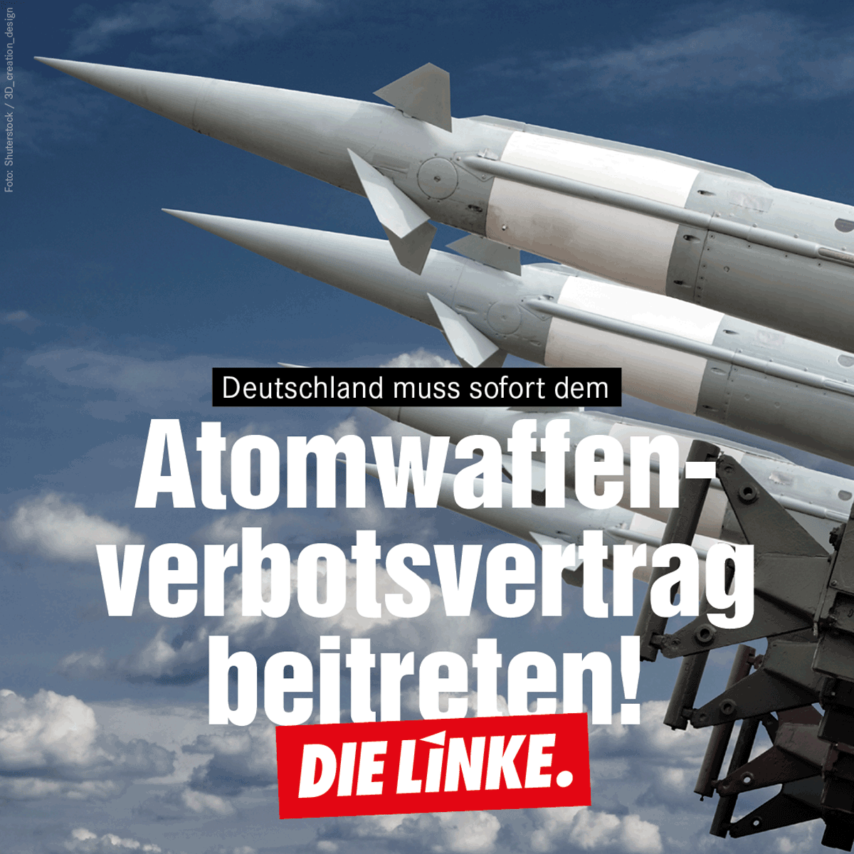 dielinkelsa's tweet photo. Weg mit den #Atomwaffen aus Deutschland! Die Groko setzt weiter auf #atomare #Abschreckung statt auf Abrüstung. Die UNO ist schlauer: Sie hat den #Atomwaffenverbotsvertrag beschlossen. https://t.co/I0kmW2qZ2e