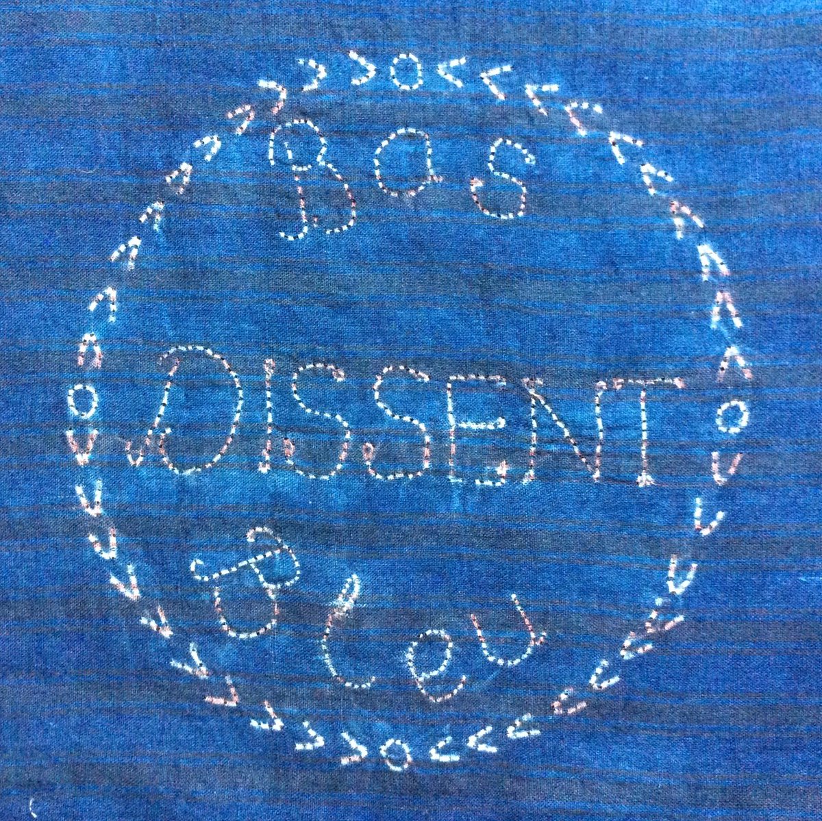 In response to the poem #LeBasBlu by #HannahMore  and research into the #IndigoTrade and the #Bluestockings including our subject #ElizabethMontagu Made in lockdown by #LuFirth for the <a href="/HeritageFundUK/">The National Lottery Heritage Fund</a> exhibition #QueenOfTheBlues <a href="/drjohnsonshouse/">Dr Johnson's House</a> #Georgian
