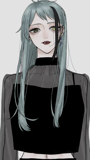 ⚠️女体化注意

せっかく描いてたのでそっと置いとく…
私はお洋服わからんのでそこはご容赦 