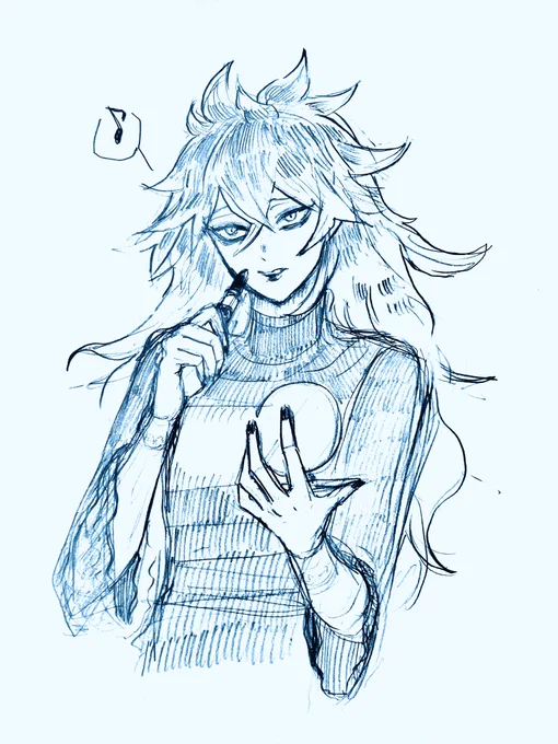 @antaaaas わかりますwwwおそらくベとニに◯が付くとアレにニアピンだからですかね😂!?(解説しちゃダメなやつ)
ツイステ沼に落ちた系ジャイアン(あんたすさんの姿)ですね😂💓💓💓
ワイ、ツイステはミリしらすぎるのでこの素晴らしいアイメイクやリップはご自分でメイクしているのだろうか…🤔と思ったり💄 