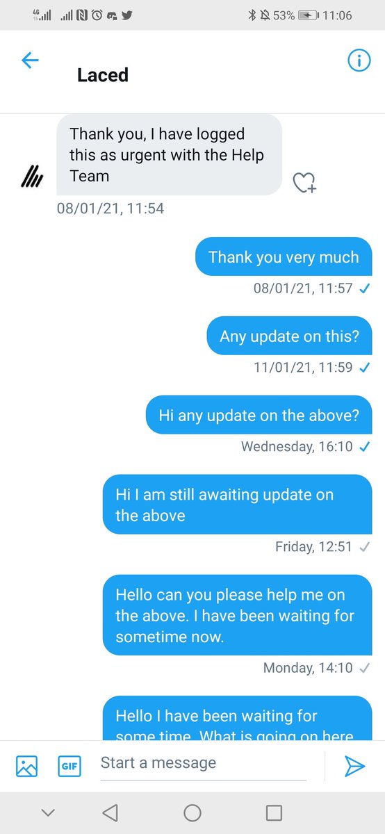 filthom's tweet photo. @LacedHq Recently I sold my shoe via laced but did not receive any email notification. Then I received an email saying I have been charged a penalty for failure to post shoes. I have logged this issue with your help desk team on 8/01/21. Since then nothing has happened. Please help ASAP. https://t.co/pFRGFmK92m