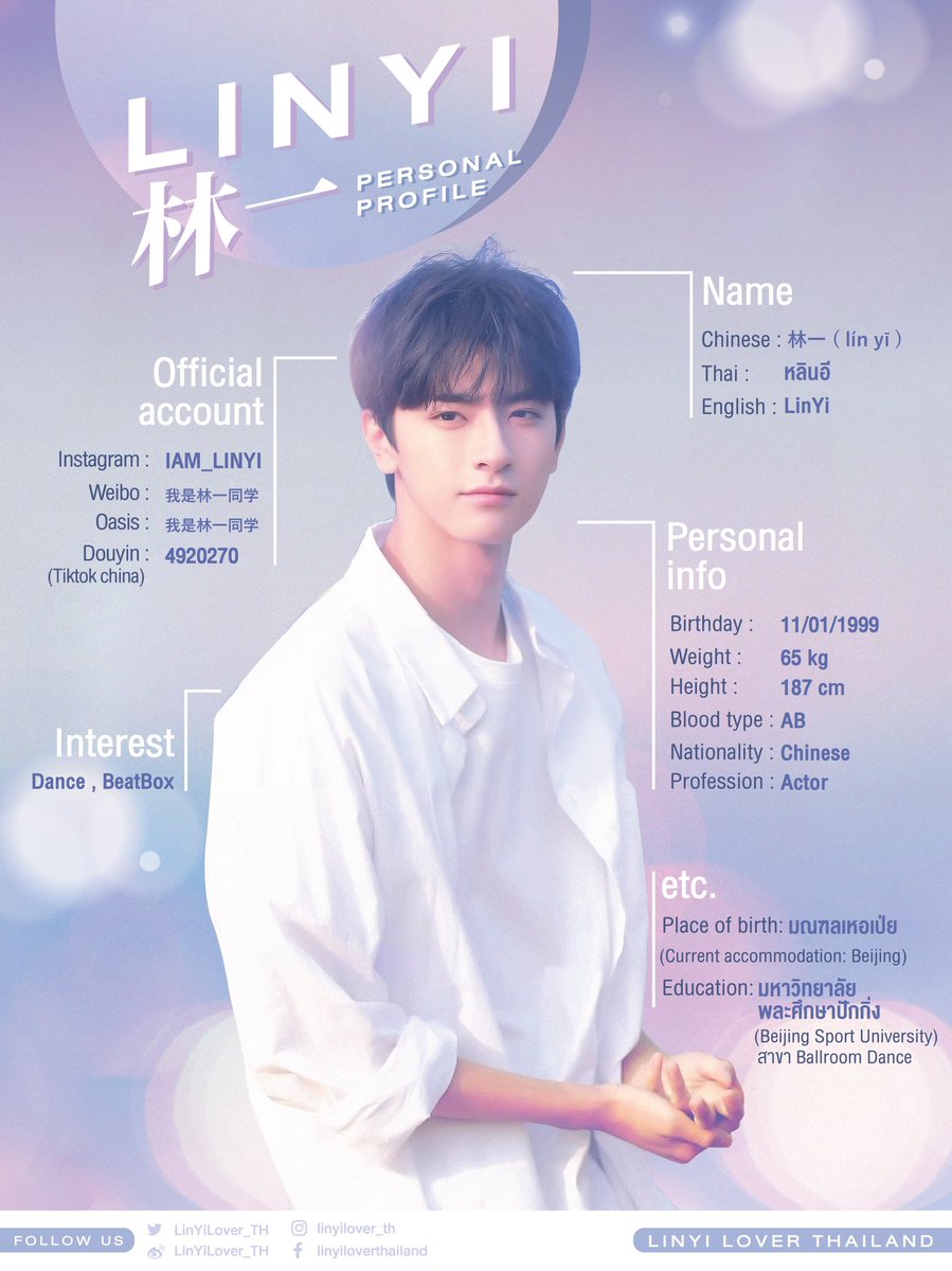 (𝑺𝒍𝒐𝒘) LINYI THAILAND FANCLUB หลินอี 林一 🇹🇭 tweet media