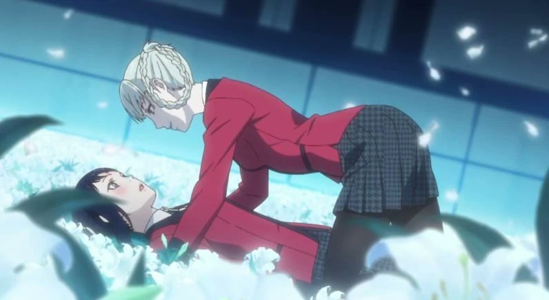 34. KakeguruiHOW DID I FORGET THIS BANGER???? This entire anime was a trip, the girls were the standout of the show, I actually forgot there was any other protagonistYumeko, Mary, Kirari, and Sayaka are all so iconic