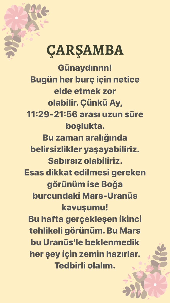 Astromerii's tweet photo. #carsamba #astroloji #astromeri #burclar #marsuranus #20Ocak https://t.co/Gy62xNxxw7
