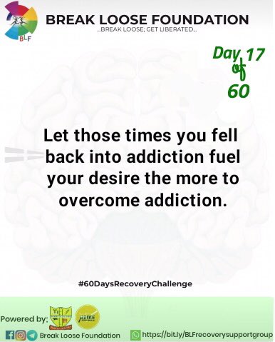 VictorBOdugbemi's tweet image. #recoverychallenge 

Day 17 of 60days

January 4th to March 4th 2021

Don’t be afraid of your fears- the fear of falling back into addiction. They’re not there to scare you. They’re there to let you know something is worth it; that your recovery worth it.

#hopeforrecovery