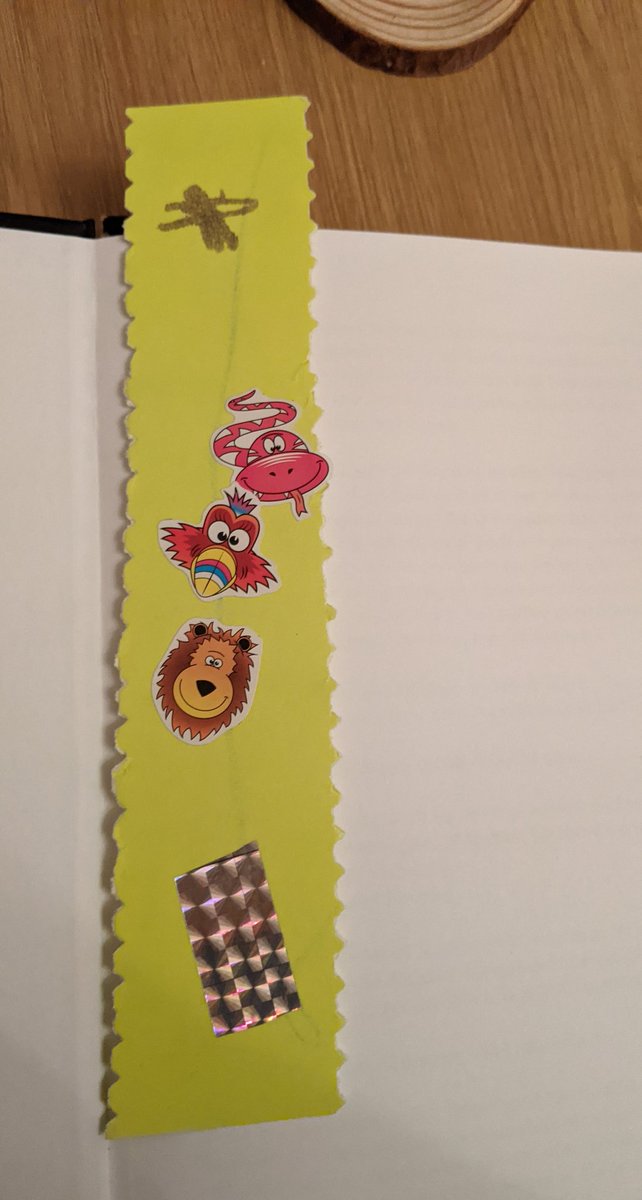 The book also has the bookmark inside the cover that Martha made for her grandad.I am now reading it and it combines two of our great loves. Cricket and the Christian faith. It is an inspiring book, and once again it feels like I am reading it 'with dad'.