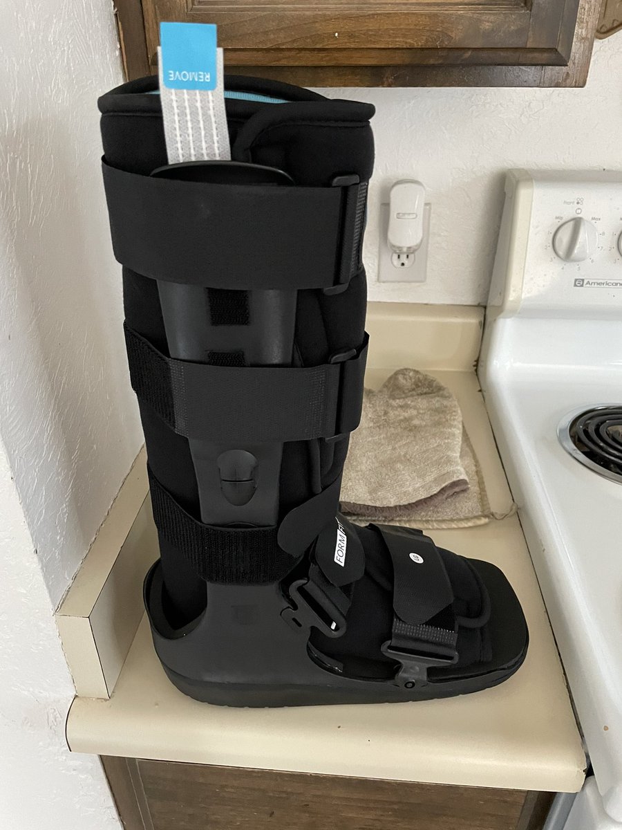 Getting ready for surgery next week. My boot I’ll be in for 3-4 weeks. Had preop appt today