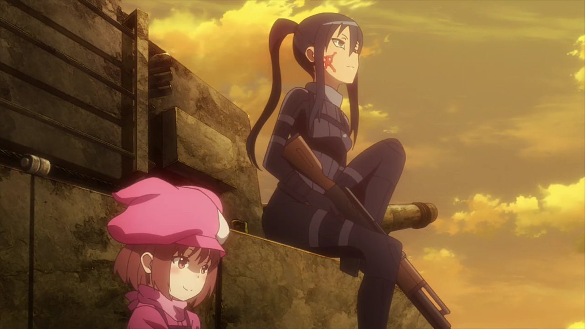36. Sword Art Online Alternative: Gun Gale OnlineI say this completely unironically— I loved this fucking show, it's just that no one watched it bc it's got SAO attached to it The females are the stars in GGO, and lovely yuri undertones too. Pls watch, you won't regret it.
