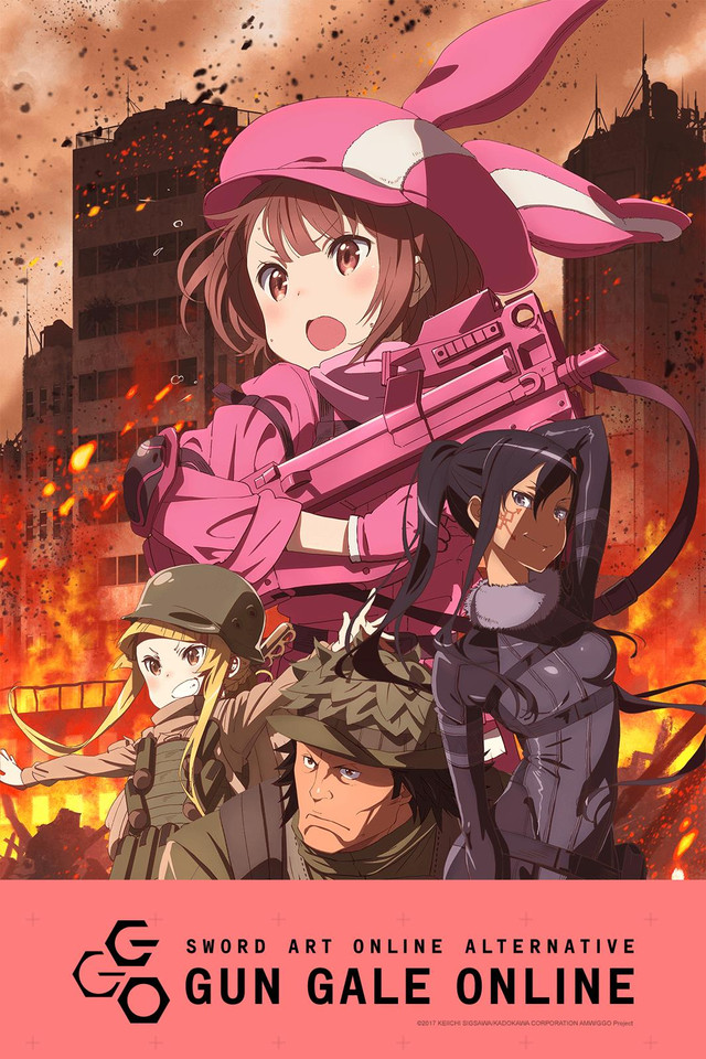 36. Sword Art Online Alternative: Gun Gale OnlineI say this completely unironically— I loved this fucking show, it's just that no one watched it bc it's got SAO attached to it The females are the stars in GGO, and lovely yuri undertones too. Pls watch, you won't regret it.