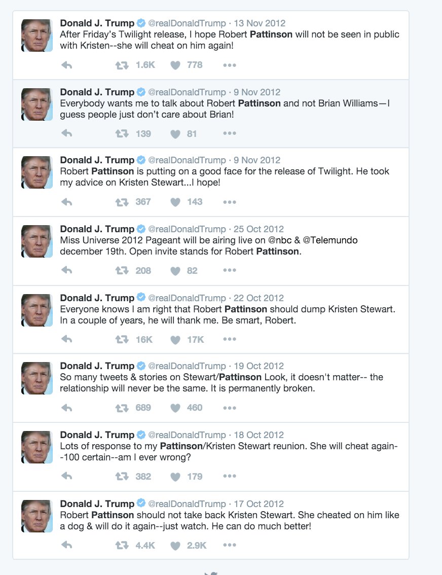 many people are posting their favorite trump tweets of all time in the replies. i am strictly speaking presidential here because prior to that was a whole other ball game. here's some greatest hits/sagas from that era, feel free to add any i missed: