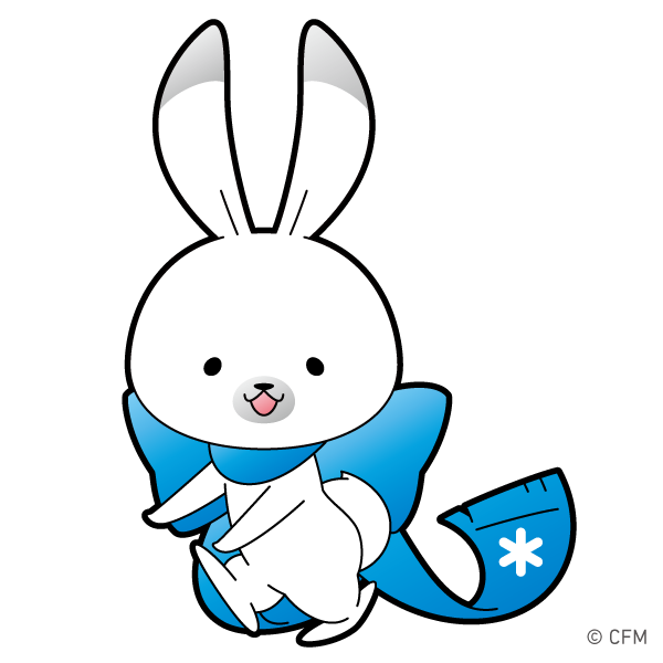 「昨日とは打って変わって今日はユキネの視界がクリアにばばばばばばえおうぃおい～べべ」|ラビット【公式】ユキネのイラスト
