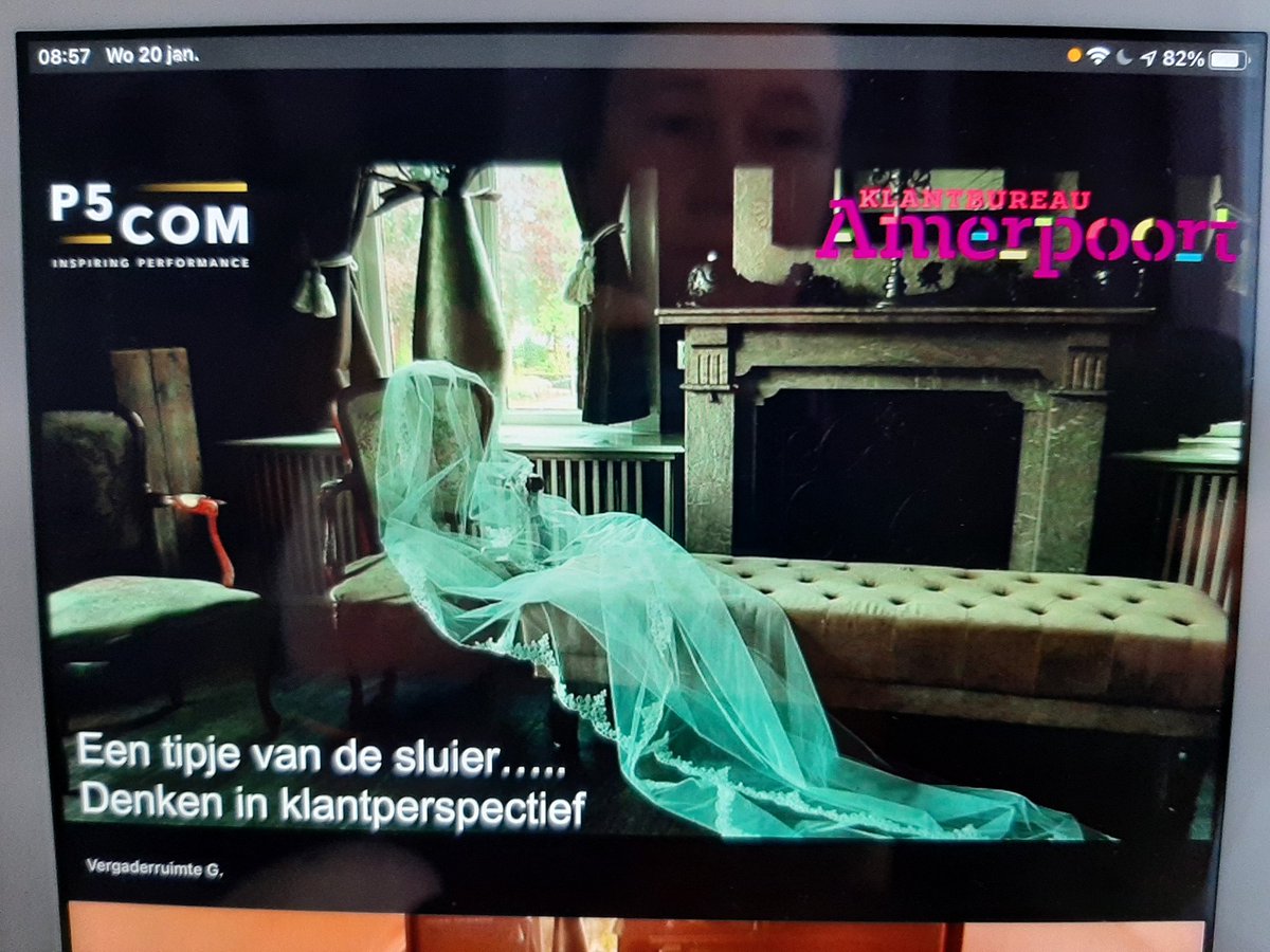 Consulenten krijgen een digitale teaser voor de aftrap Klantbureau. #spannend #leuketijden #toekomst <a href="/Amerpoort/">Amerpoort-Sherpa</a>