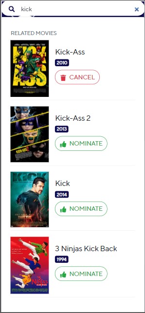 am_jedidiah's tweet photo. What do you think about the movie nomination web app I built using omdbAPI, for the Shopify Front-end Internship application
https://t.co/3EKdRHVVsd

@Shopify @ShopifyDevs @ShopifyUX @ShopifyEng  @IMDb
@jmwind @tylermcginnis
#Reactjs #Redux #lernajs #fullstackdeveloper https://t.co/tKe3UMNAYZ