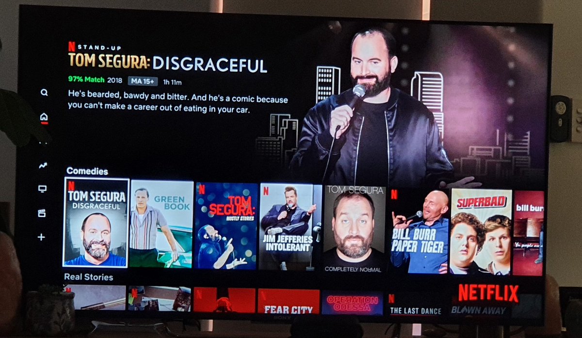 DankStormy's tweet photo. @tomsegura who did @netflix use for their promo image on your special?? Looks like someone is about to four stroke you then beat you...

@YMHstudios 
@NetflixIsAJoke https://t.co/rPWV8mkWaV