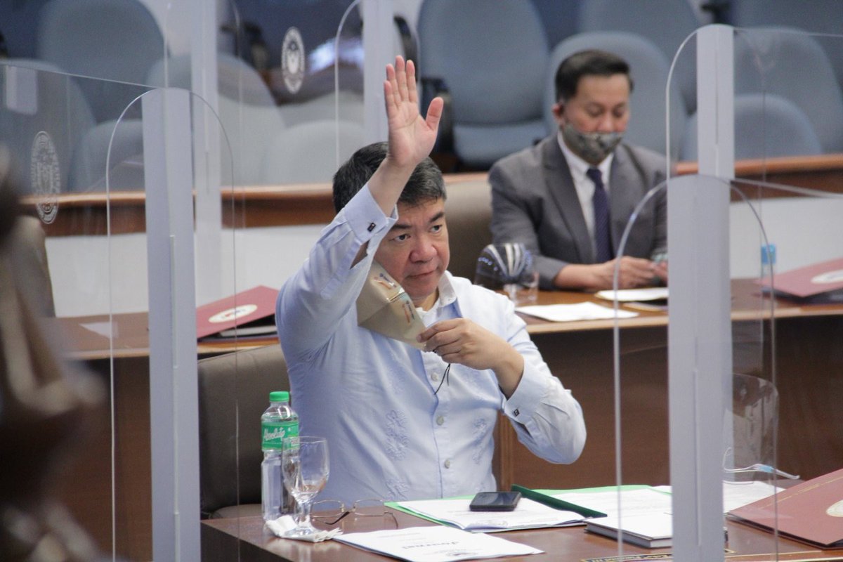 senkokopimentel's tweet photo. Senator Koko Pimentel, on his birthday, leads the ecumenical prayer at the start of the Senate session today, January 20, 2021.

#SenatorKokoPimentel #EcumenicalPrayer #Session37 #SenatePH https://t.co/AwndT8mATw