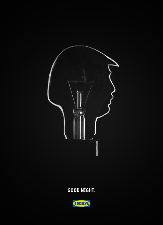 CALincolnUni's tweet photo. Another of our favourites from the #CALincoln Inauguration Day speed brief challenge - by @BudvytyteEva 

#advertising #creative https://t.co/9IvMsE6R91