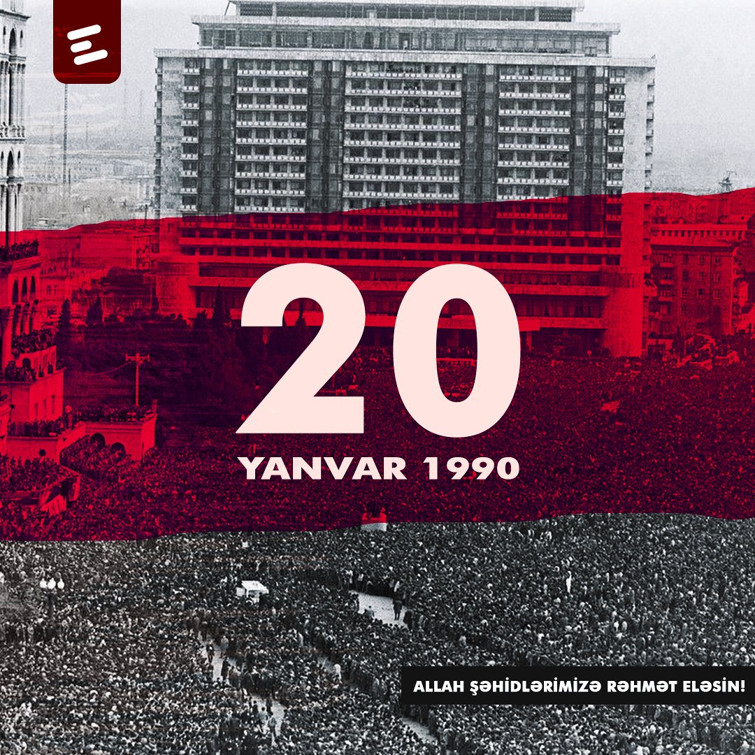 20 Yanvar - Ümumxalq Hüzn Günü

Azərbaycan xalqının tarixinə Qanlı Yanvar faciəsi kimi daxil olmuş 1990-cı il 20 Yanvar hadisələrindən artıq 31 il keçir.

#qarayanvar #qanlıyanvar #20yanvarfaciəsi #baku #azerbaijan #баку #azerbaycan #baki #aze