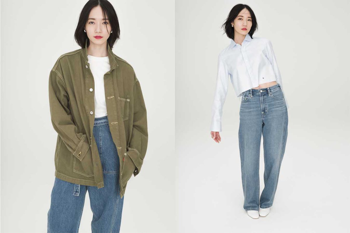 Perfume、素肌にデニムまとい登場💋 《Levi's® Red》華麗なコラボ