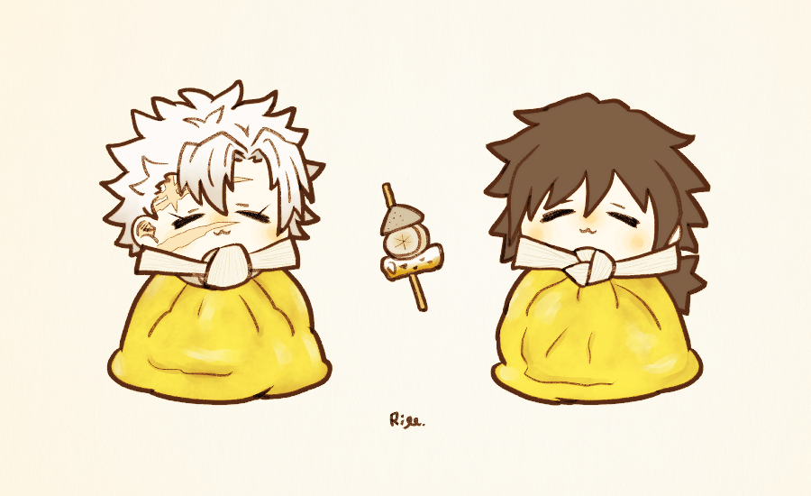 もち巾着 リルのイラスト