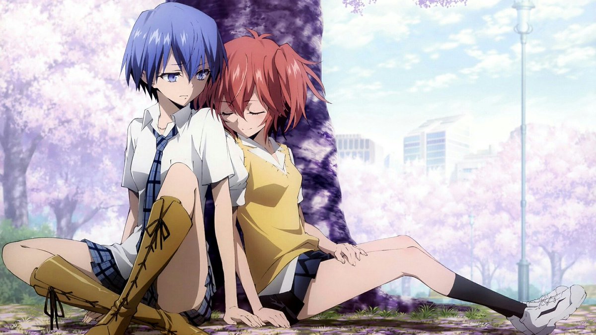 37. Akuma no RiddleAnother one I can't believe I forgot  it's been too long since I last watched Akuma no Riddle lol iirc they're more canon in the manga, but canon nonetheless 