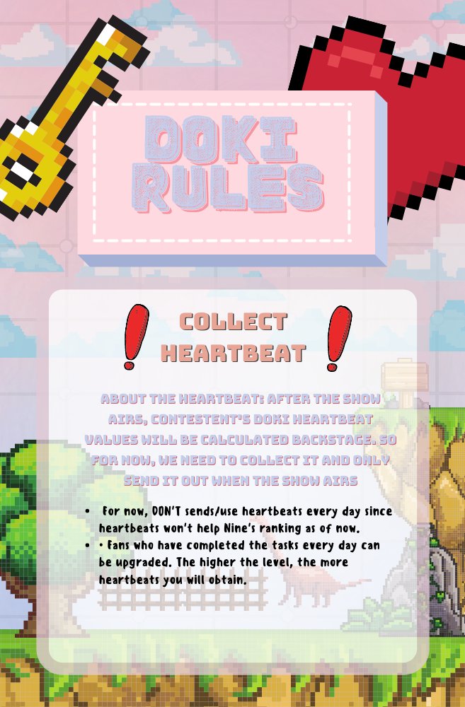 Doki rulesCollect the heartbeatsOnly send it out AFTER the show airsNote: laptop users can't do any doki tasks, you can only sign in every day. The longer the sign in streak, the more fans value and heartbeats #高卿尘  #นายท่านกรชิต #创造营2021  #Chuang2021