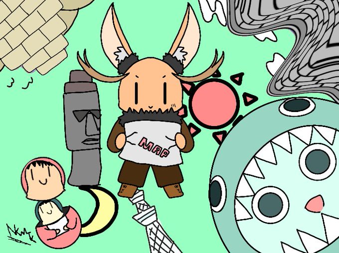 半魚人のtwitterイラスト検索結果