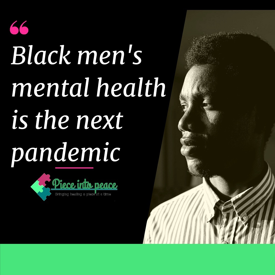 Pieceintopeace's tweet photo. "Black men's mental health is the next pandemic."

You only need to have seen the Black Lives Matters movement in 2020 to understand the above quote.
#yougoodman #yougoodman2021 #blackmenandmentalhealth #blackmentalhealth #blackmentalhealthadvocate #blackmenadvocate https://t.co/bPydgyMpGG