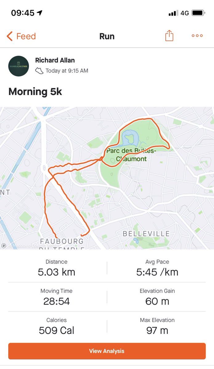 richardallanfi1's tweet photo. Little 5k to start the day off #trainingwithrichie
.
.
.
#personaltrainerparis #parispersonaltrainer #parisfitness #fitnessparis #run #runner #running #runparis #parisrun #5k #jog #joggers #jogger https://t.co/4a43eId12z