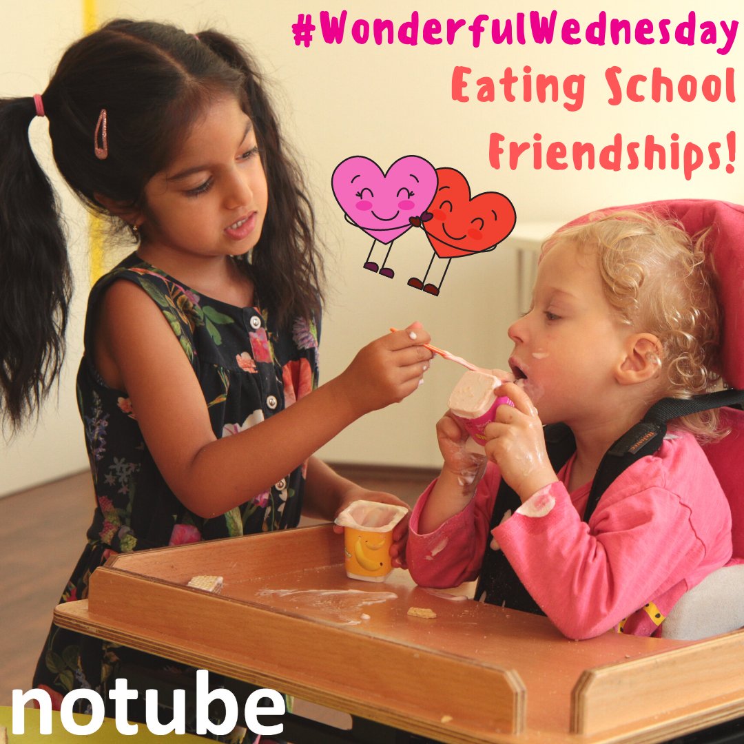 notubemed's tweet photo. 💚Eating School Friendships💚 #WonderfulWednesday
How wonderful it is to see how our little patients help each other! They all have to face their own challenges, but the support of the group and the friendships that so often develop are incredibly valuable! https://t.co/hTDIIE6yM3