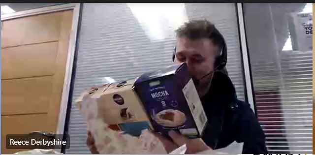 Happy 21st birthday to our Design Assistant, Reece Derbyshire.

Here he is opening his presents virtually on our morning team meeting, as the resident coffee connoisseur we thought we'd treat him accordingly...

#onlythebest #lockdownbirthday