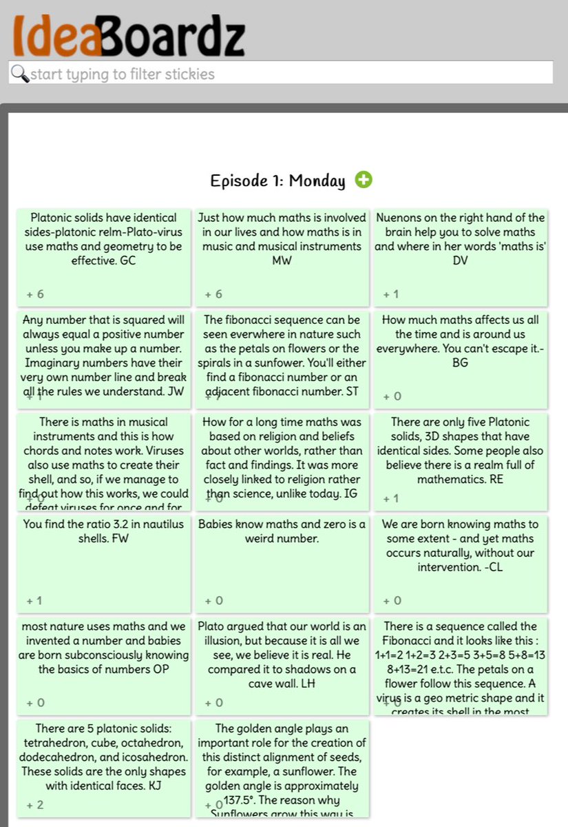TrubridgeNicola's tweet image. @FryRsquared not only are students enjoying the programme they are also learning. Here are some of their favourite bits from Monday on @ideaboardz #edutwitter #maths