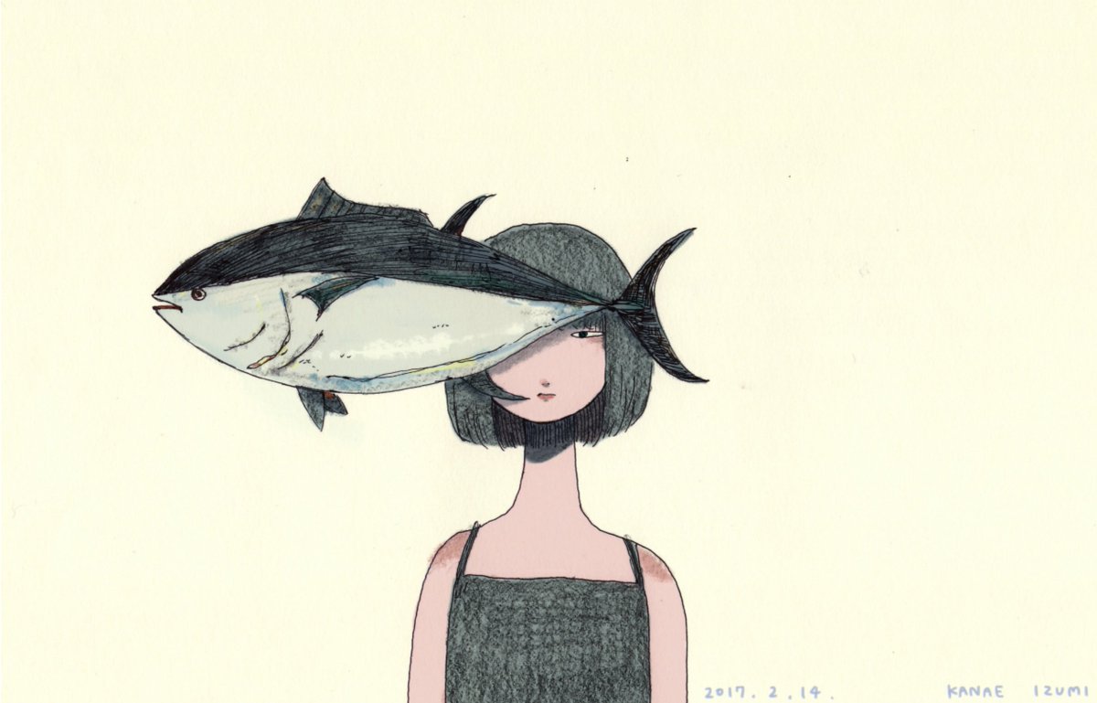 「前に描いた絵? 」|伊豆見のイラスト
