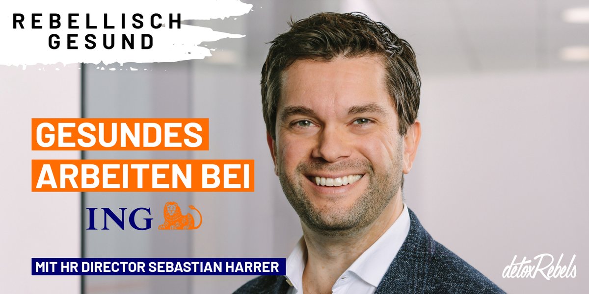 detoxrebels's tweet image. Mit 9,5 Mio. Kunden wurde die @ING_Deutschland zum 14. Mal als beliebteste Bank ausgezeichnet. Doch welchen Stellenwert haben die #Gesundheit und das #Wohlergehen der #Mitarbeiter? Dazu habe ich mit Sebastian Harrer als #HR-Director gesprochen. Überall, wo es #Podcasts gibt.