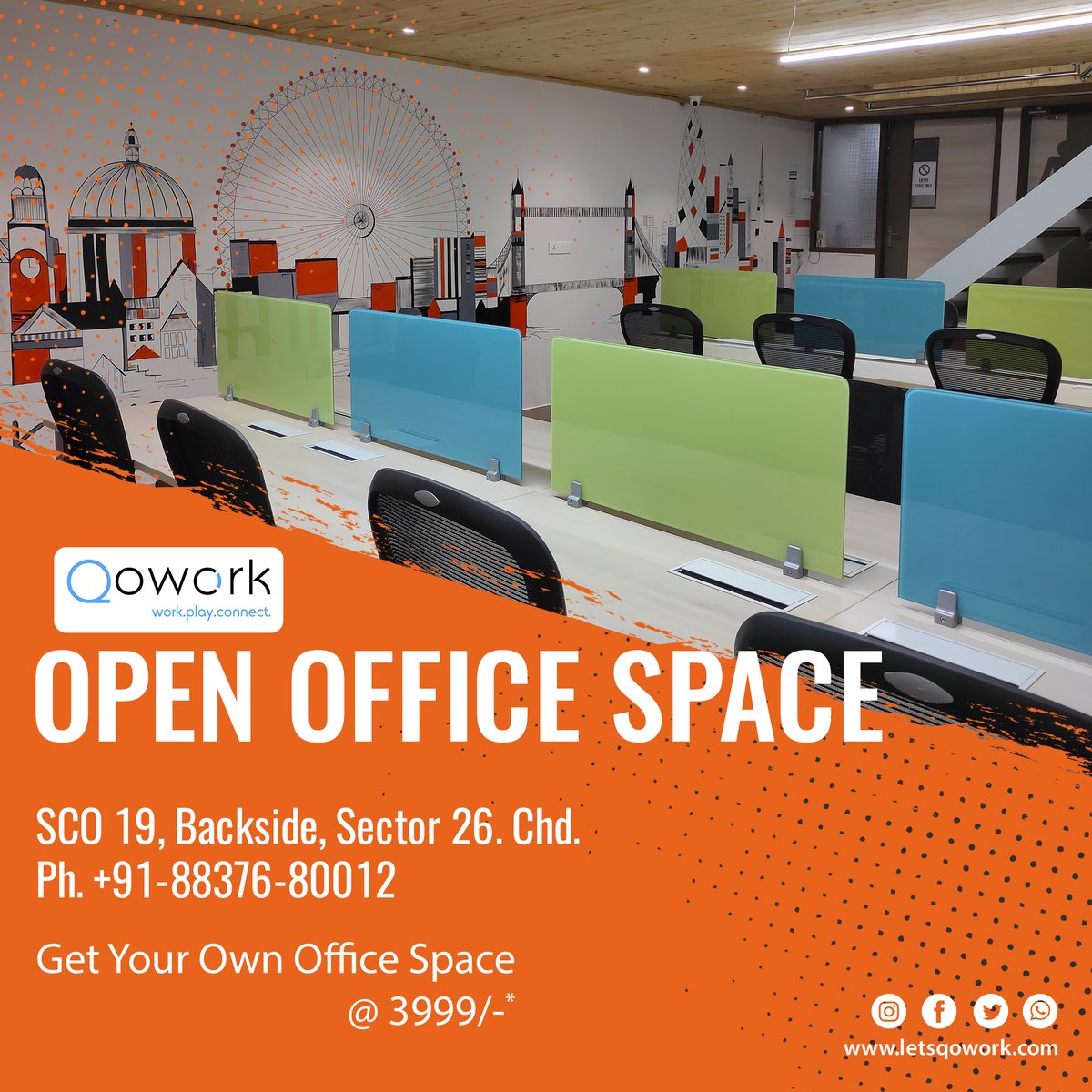 letsqowork's tweet photo. We Provide Everything You Need in your Office. 
Facilities: Prime Location, Private Desk, Meeting Room, Reception Service, Fully Air Conditioned, Power Backup, Locker, CCTV Security, etc.  
Log in to https://t.co/VnK9VFaCeG 
.
#Qowork #coworkingspace #businessgrowth #meetingroom https://t.co/LEXb5YR2sD