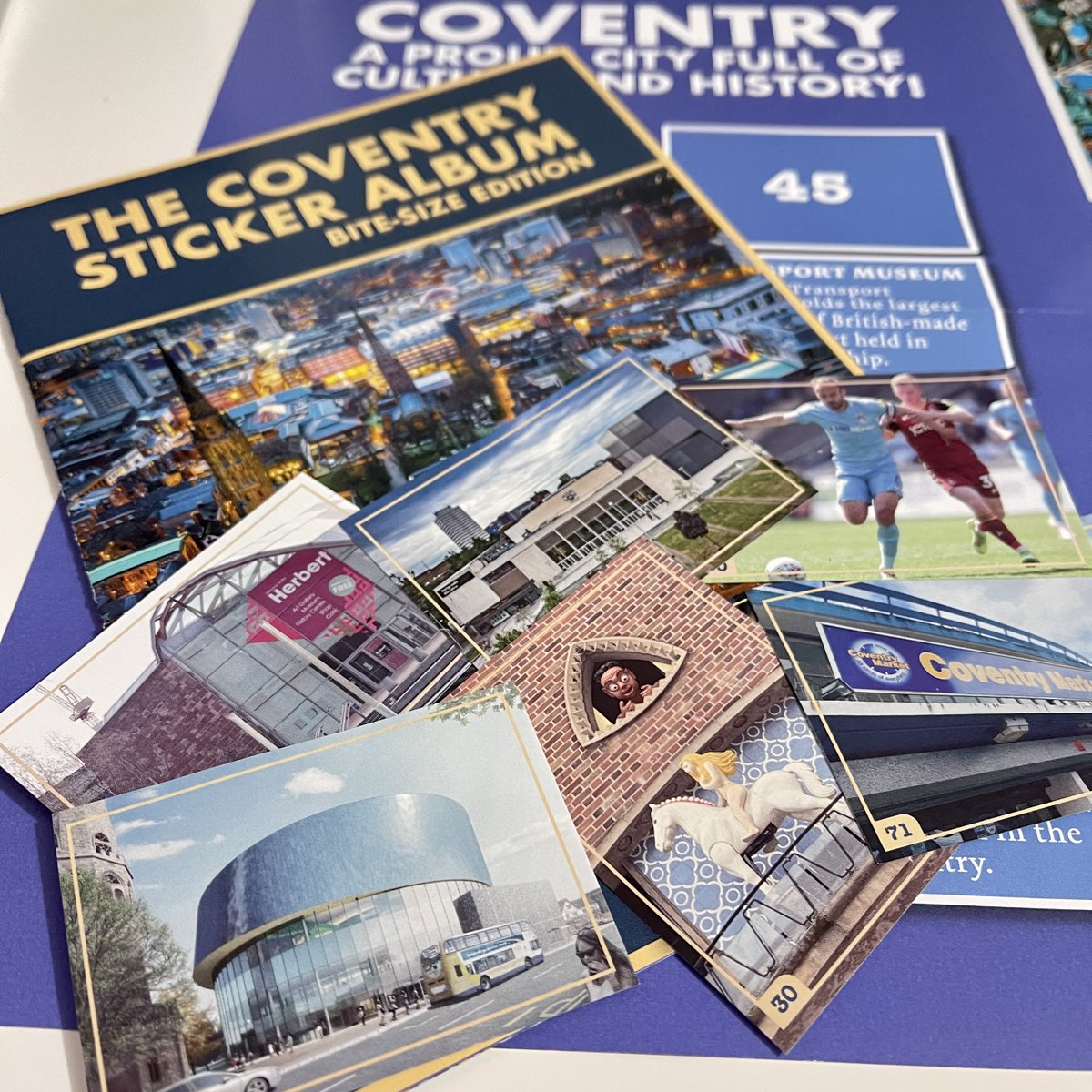 An absolute pleasure to be asked by the <a href="/coventrycc/">Coventry City Council</a> <a href="/ThroughCareCov/">Through Care</a> and <a href="/VoicesOfCareCov/">VoicesOfCareCov</a> teams to produce a mini-version of The Coventry Sticker Album!

The Sticker Album will be used as a tool for children and young people in their services to learn more about #Coventry!