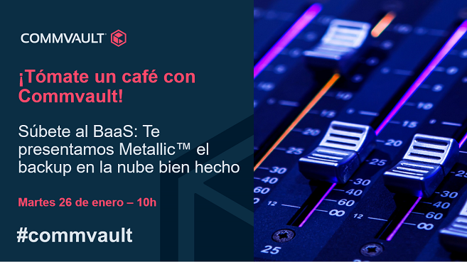ComputerworldES's tweet photo. Únete el próximo 26 de enero, a este nuevo #webinar de @Commvault, y descubre #Metallic, la mejor protección de datos de la nube con la simplicidad de #SaaS. #bedataready https://t.co/RH9EWkfY9F https://t.co/ThyCqtUuLE