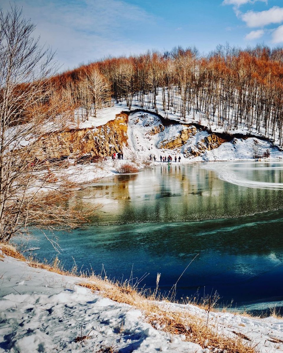 VisitTirana's tweet photo. Frozen lake in Bizë, Martanesh, #Tirana #Albania #visittirana 
📸 Valter Zhara https://t.co/OPZwlaQ8AM