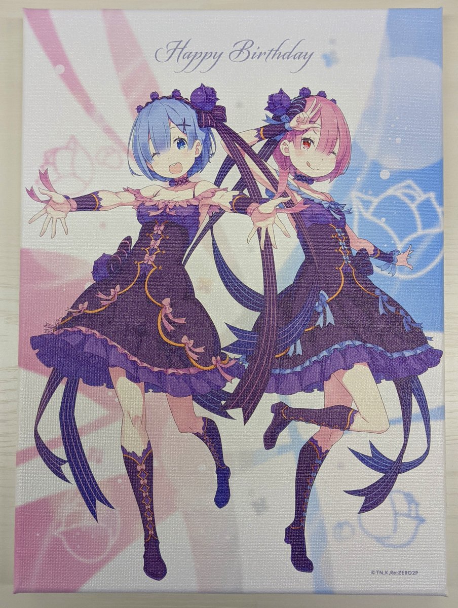 リゼロ「Happy Birthday!ラム&レム」 ブシロードクリエイティブ公式 on X: 