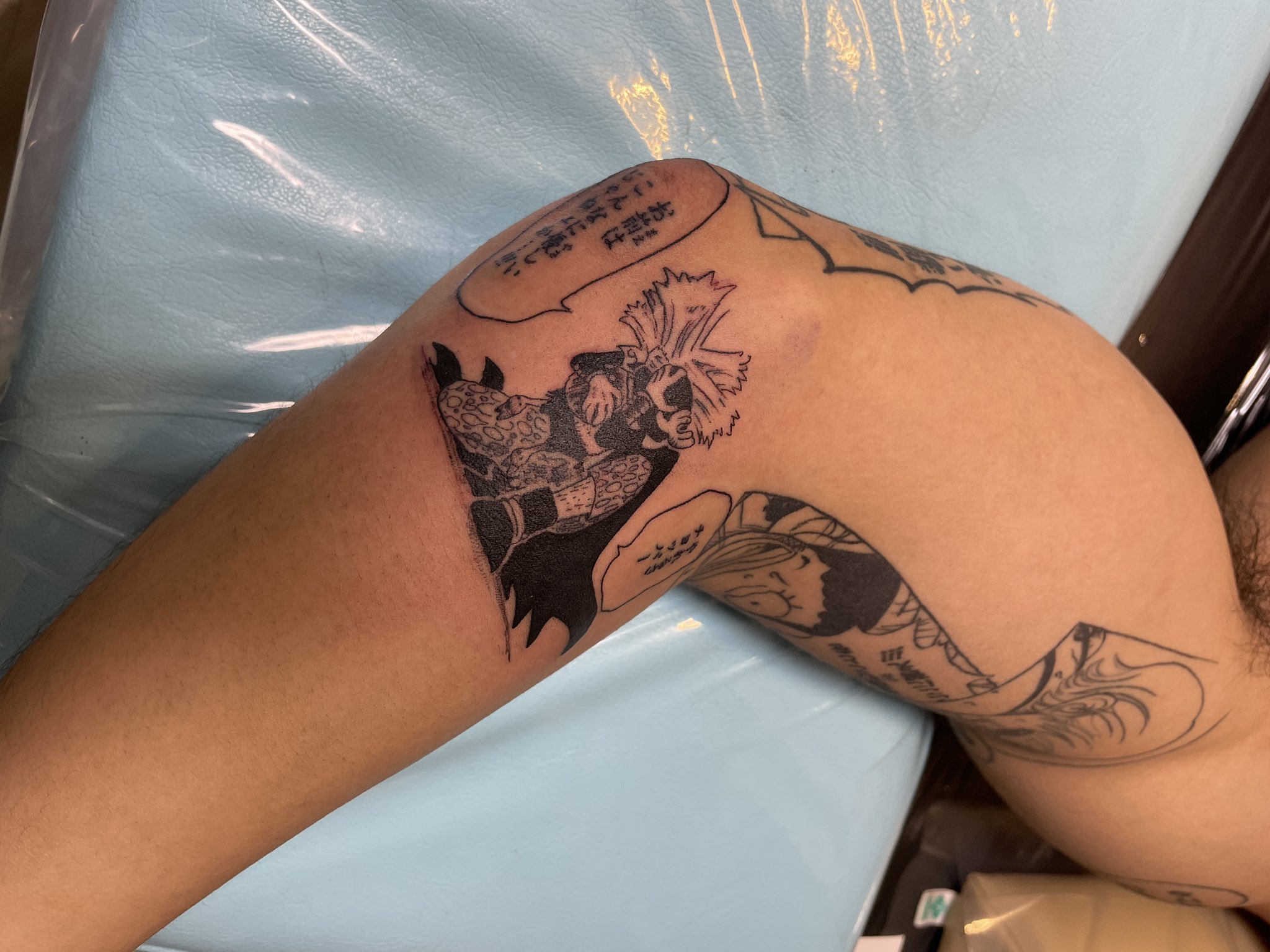 Kent Tattoo ワンピースフルスリーブ 今回はチョッパーとヒルルクのあのシーンを Tattoo Tokyo Fussa Yokota Ryusdesign Dhtokyotattooworks 立川 八王子 福生 タトゥー Fusionink Solidink Fantasiaink Blackandgray Rizinneedle